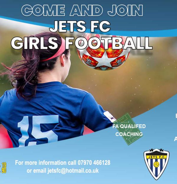 Come and Join Jets FC Girls Teams