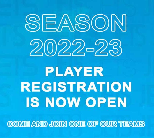 Player Registrations for  Season 2022-23 Now Open
