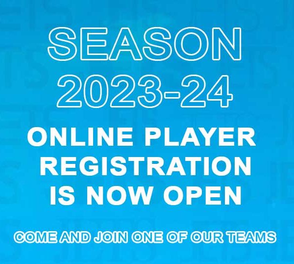 Player Registration for Season 2023-24 is now open